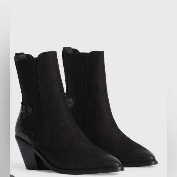 Allsaints Women's Black Sara Boots, Size EU 39/ US 8.5 - Picture 1 of 16